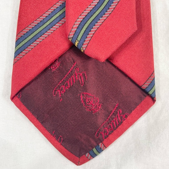 VTG Gucci Mens Red Designer Made In Italy Silk Tie - Picture 8 of 9